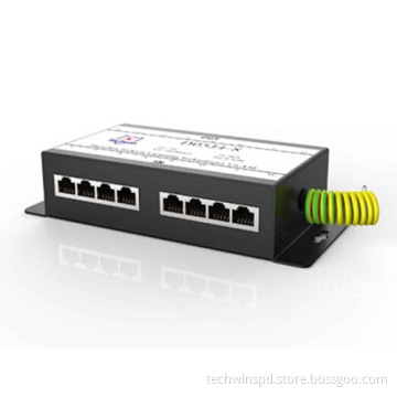 RJ45 SPD 10/100/1000Mbps network signal surge arrester ethernet surge protection device